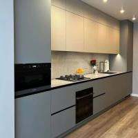 کابینت مدرن هایگلاس طوسی مات